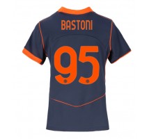 Inter Milan Alessandro Bastoni #95 Koszulka Trzecia damskie 2025-26 Krótki Rękaw